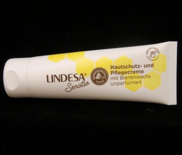 Lindesa Sensitiv Hautschutzsalbe unparfümiert mit Bienenwachs 75ml PE-Tube